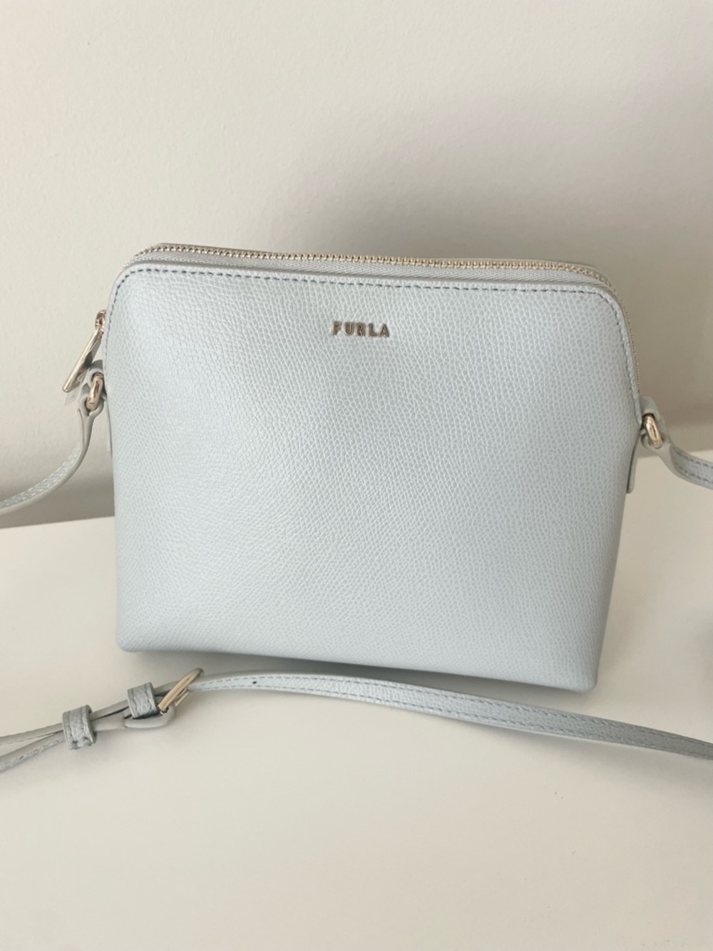 NWOT Furla Light Blue Crossbody Bag